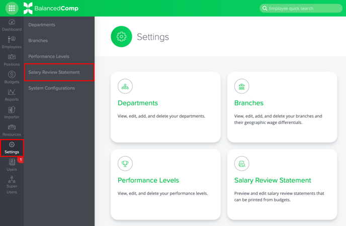 How to Customize Salary Review Statements 1