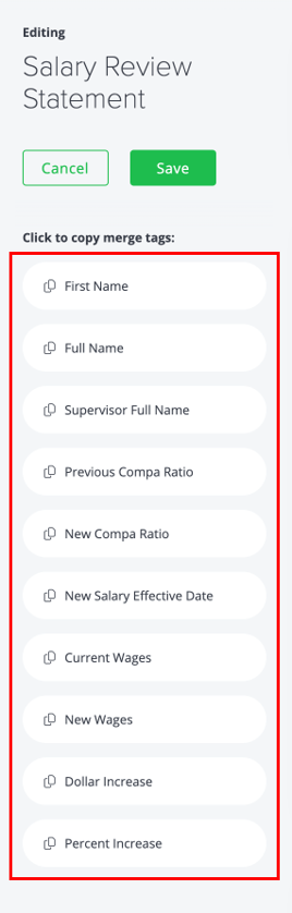 How to Customize Salary Review Statements 3