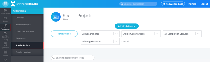 1. SPs Add Templates