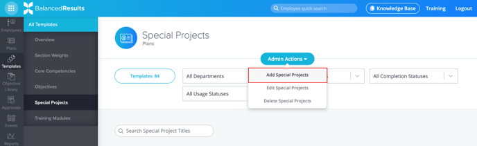 2. SPs Add Templates