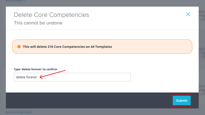 6. Delete CCs Templates