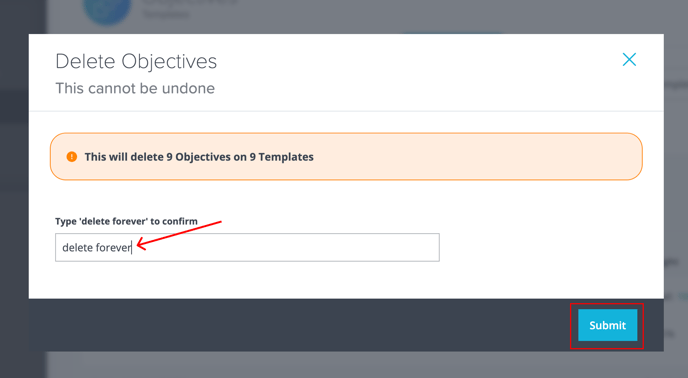 5. Deleting OBJs on Templates