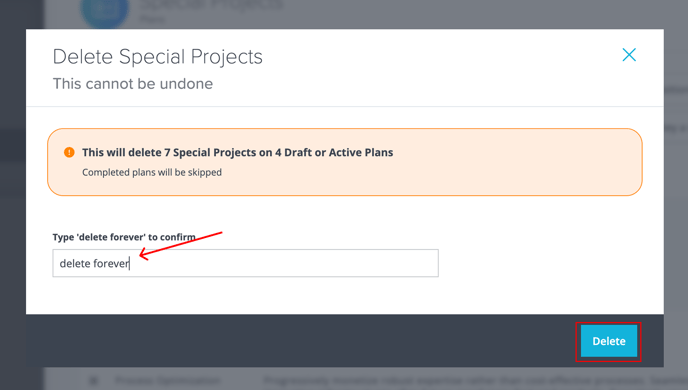 5. SPs deleting from Plans 1
