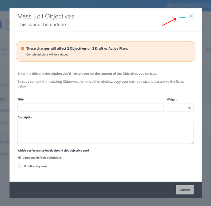 5. OBJs Edits Plans