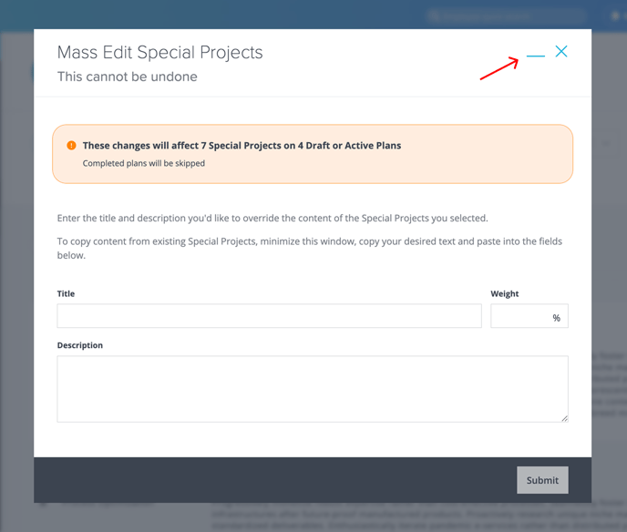5. SPs Edits Plans