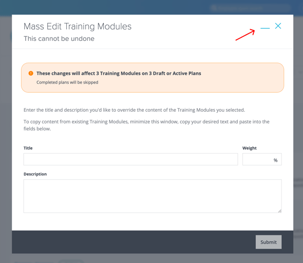 5. TM Edits Plans